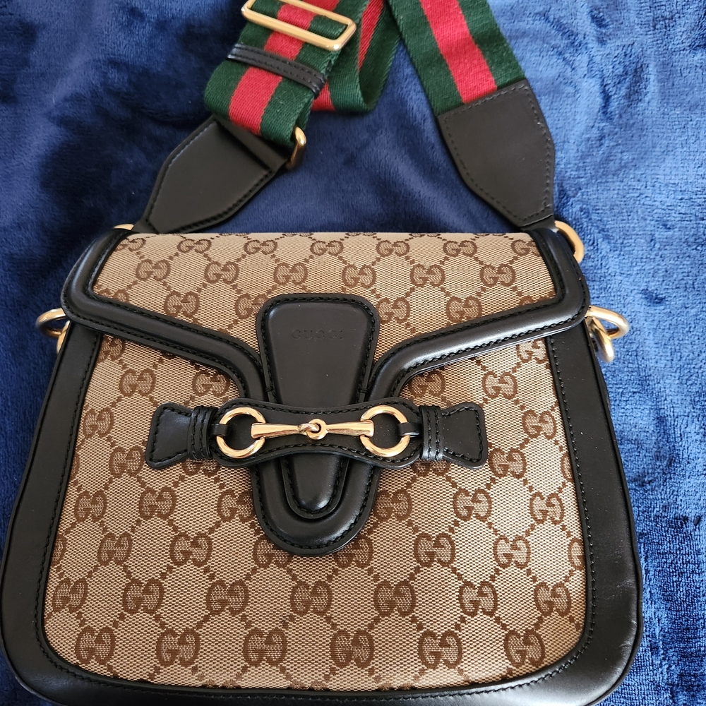 Gucci Lady Web Monogram GG Women's Crossbody Bag